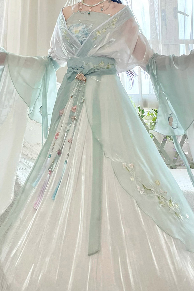 Lolita Coordinate Set - High Waisted Print, Green, High Waist, Embroidered, Sweet Style - additional product view 3