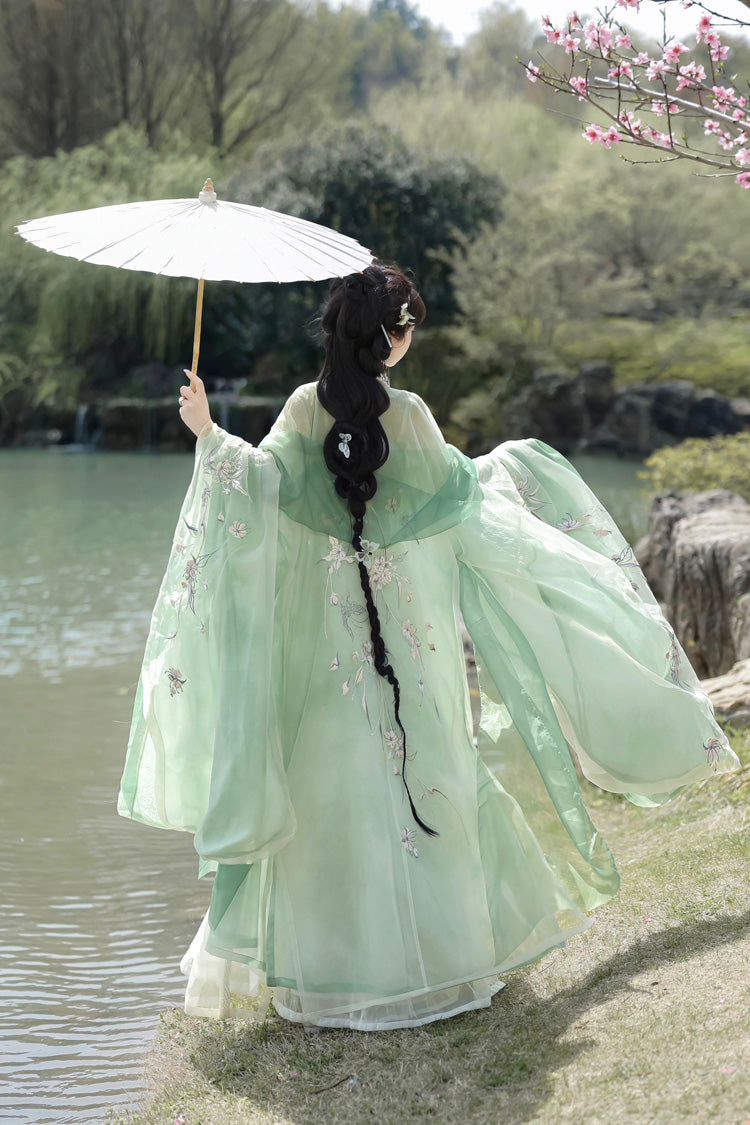 Lolita Coordinate Set - Qingdie, Green, Layered, Sweet Style, Chinese-Inspired Style - additional product view 6