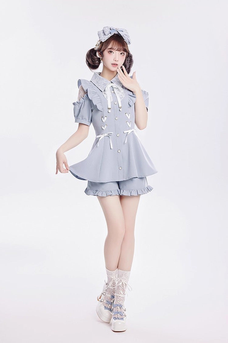 Lolita Dress - Alice Of Wednesday, 3 Colors, Lace-Up, Sweet Style, Bow Detail - additional product view 4