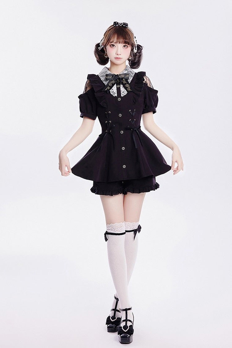 Lolita Dress - Alice Of Wednesday, 3 Colors, Lace-Up, Sweet Style, Bow Detail - additional product view 9