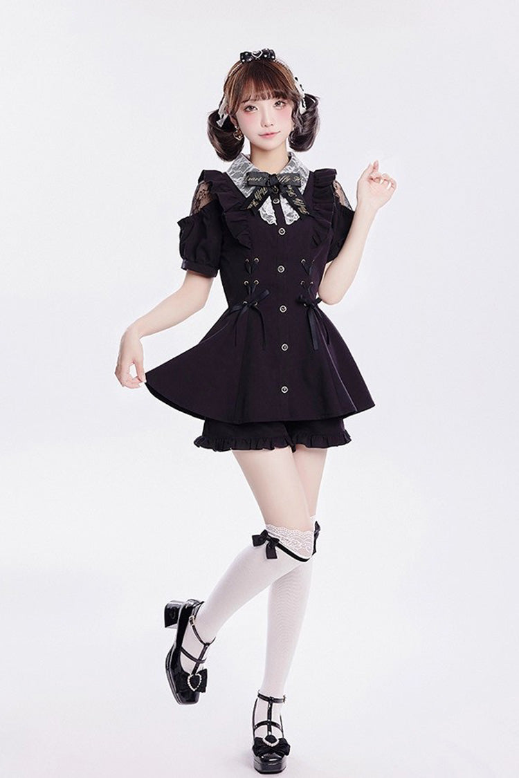 Lolita Dress - Alice Of Wednesday, 3 Colors, Lace-Up, Sweet Style, Bow Detail - additional product view 11