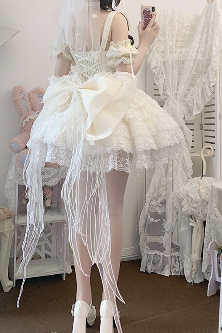 Lolita Dress - Angel Sweetheart Multi-layered, Ivory, Lace Trim, Sweet Style - additional product view 6