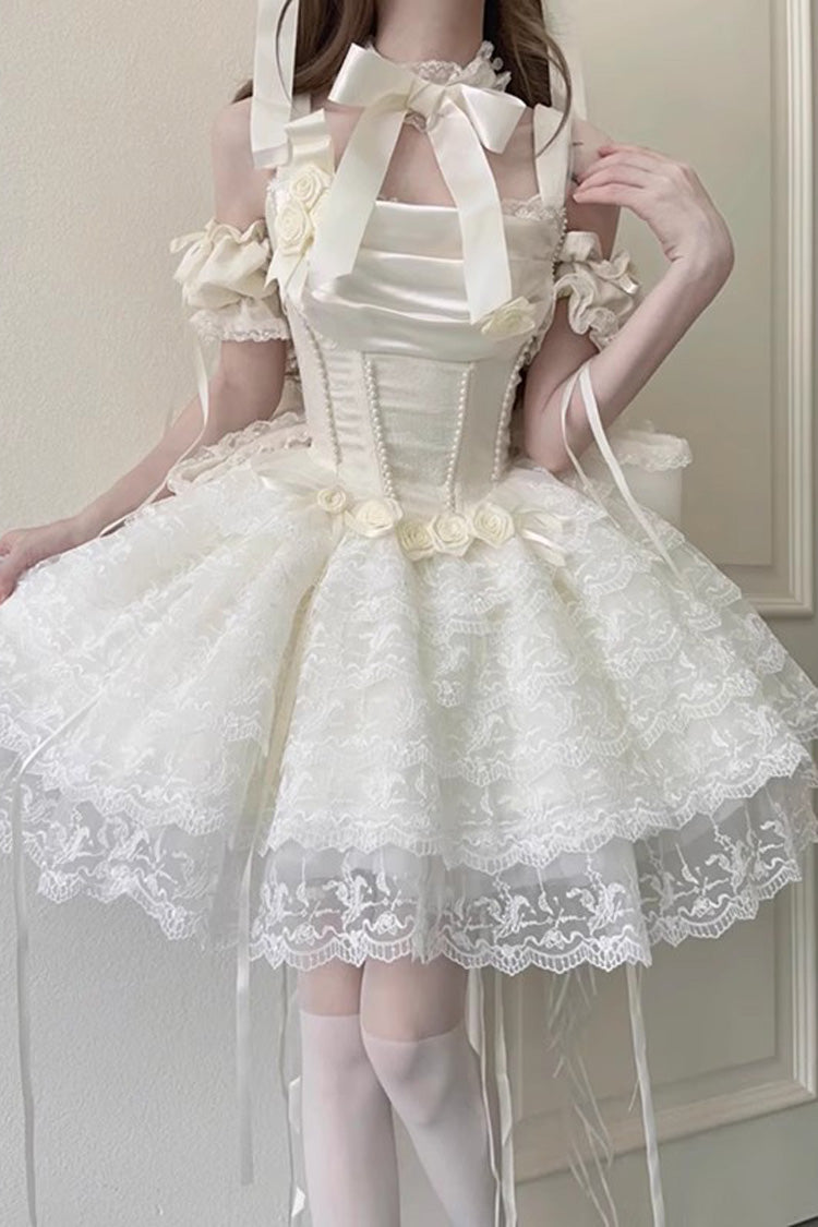 Lolita Dress - Angel Sweetheart Multi-layered, Ivory, Lace Trim, Sweet Style - additional product view 10