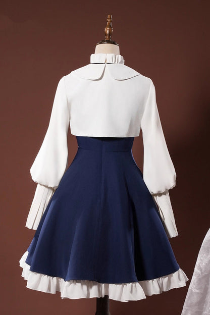Lolita Dress - Arknights Amiya, 2 Colors, Ruffled, Classic Style, Bow Detail - additional product view 3