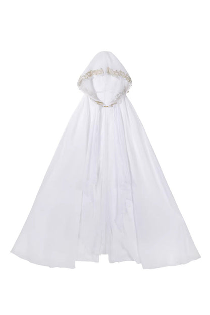 Lolita Dress - Aurelia Of The Holy Light, White, Square Collar, Printed, Embroidered - S Shawl(Only) / M Shawl(Only) / L Shawl(Only) option