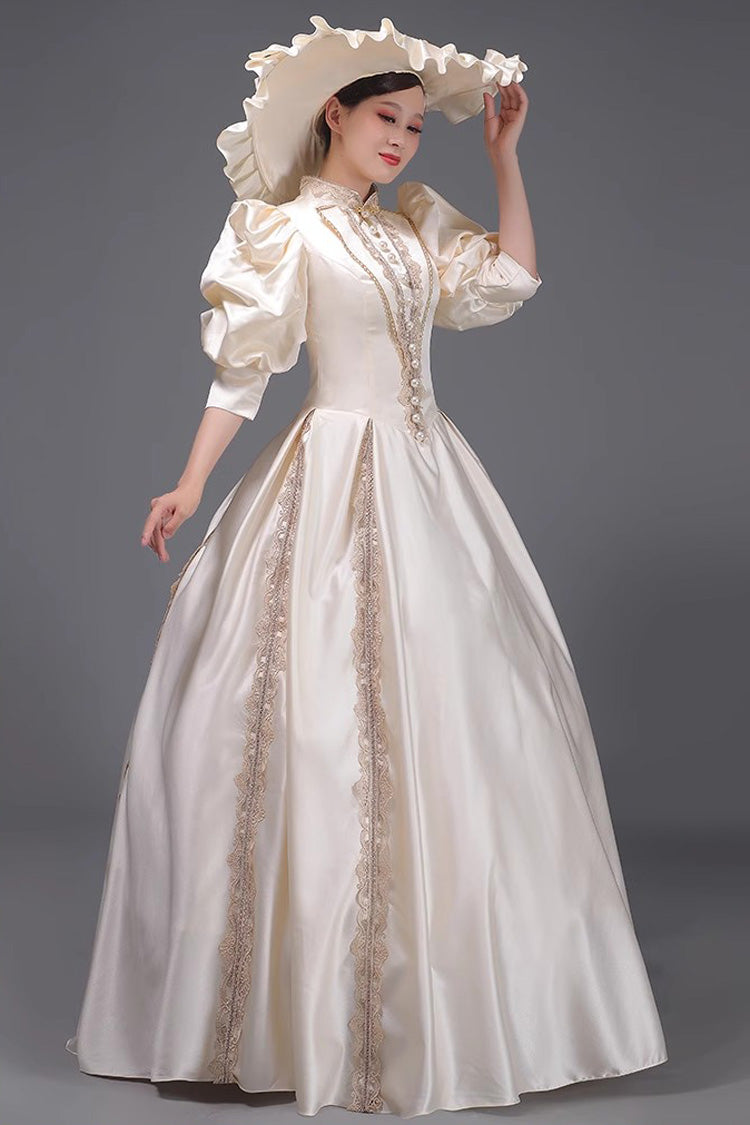 Lolita Dress - Champagne European Court, Champagne, Sweet Style, Victorian Style - additional product view 2