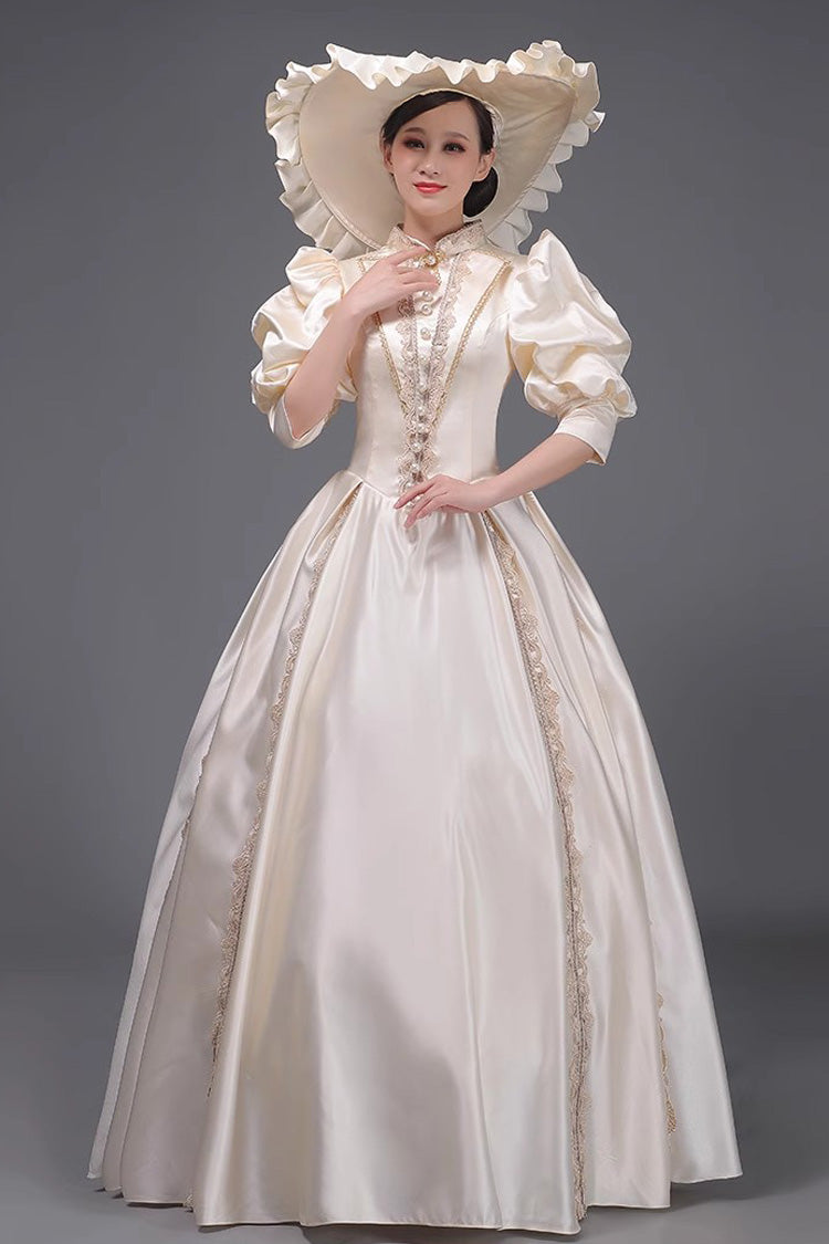 Lolita Dress - Champagne European Court, Champagne, Sweet Style, Victorian Style - additional product view 3