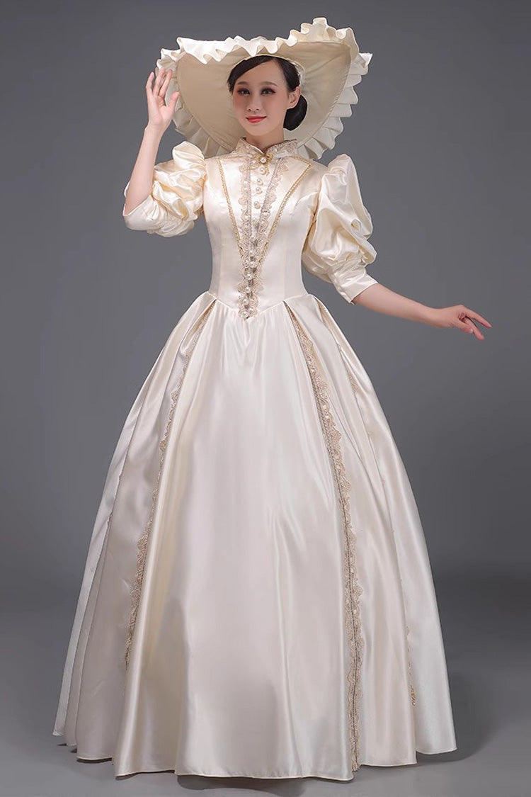 Lolita Dress - Champagne European Court, Champagne, Sweet Style, Victorian Style - additional product view 4