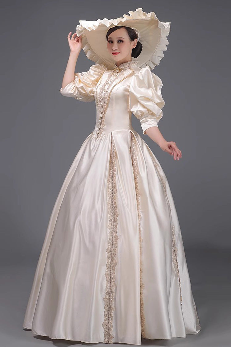 Lolita Dress - Champagne European Court, Champagne, Sweet Style, Victorian Style - additional product view 5