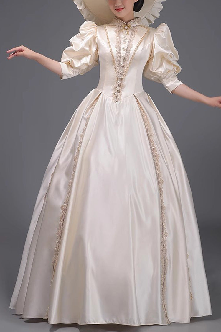 Lolita Dress - Champagne European Court, Champagne, Sweet Style, Victorian Style - main product image