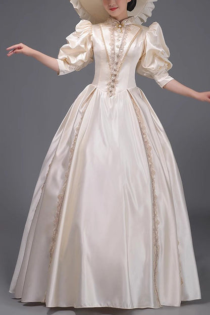 Lolita Dress - Champagne European Court, Champagne, Sweet Style, Victorian Style - main product image
