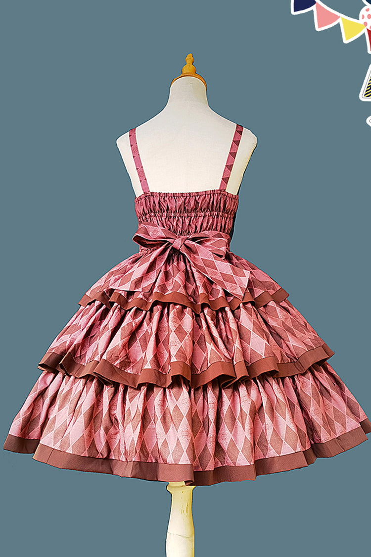 Lolita Dress - Cloth Cat, 4 Colors, Striped, Layered, Sweet Style - additional product view 5