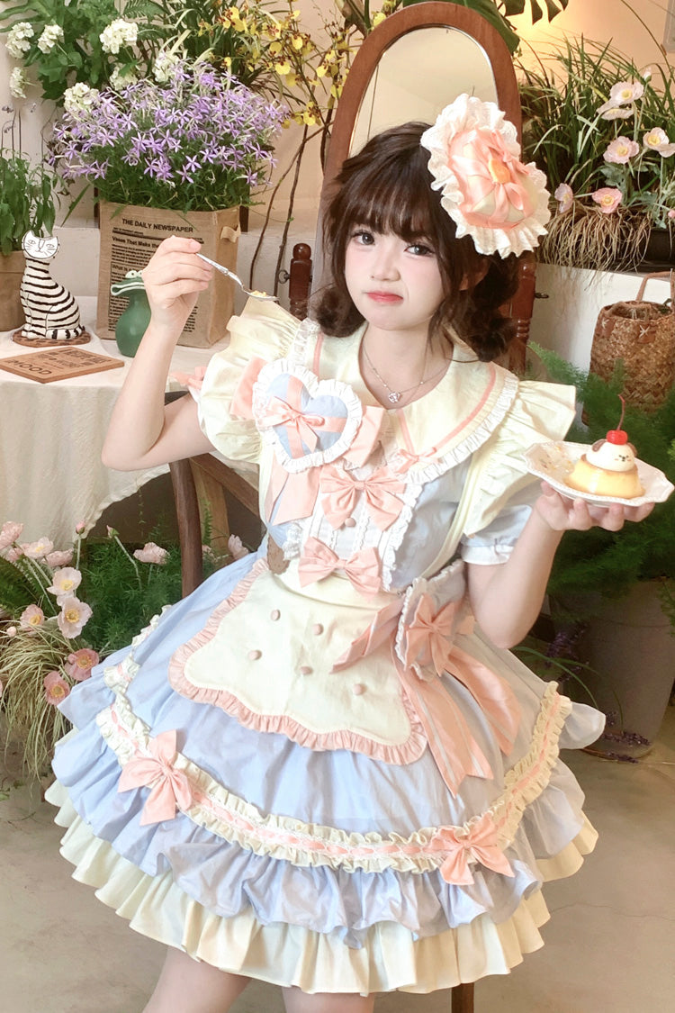 Lolita Dress - Cookies, 2 Colors, Ruffled, Layered, Sweet Style - additional product view 3