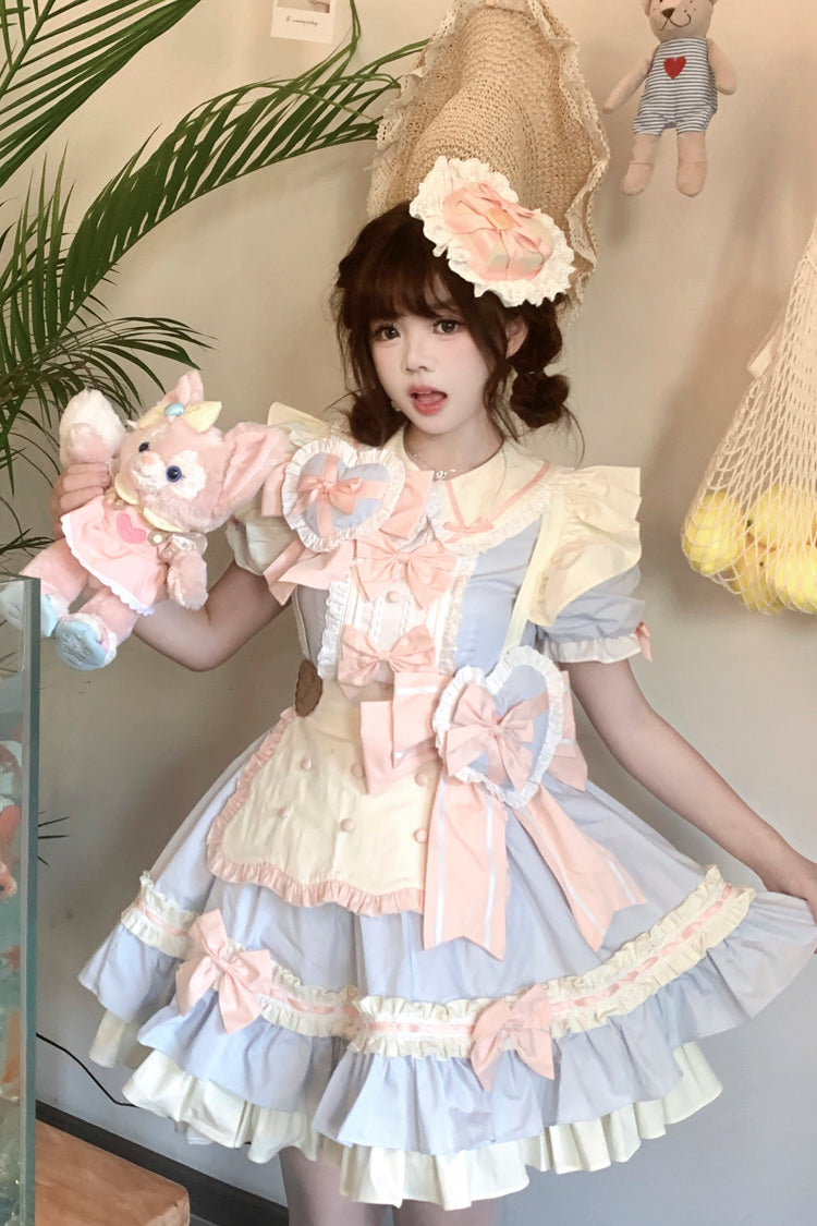 Lolita Dress - Cookies, 2 Colors, Ruffled, Layered, Sweet Style - main product image