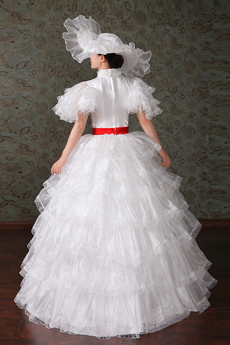 Lolita Dress - Court Style High Waisted, 2 Colors, High Waist, Layered, Victorian Style - additional product view 4