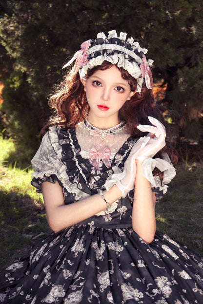 Lolita Dress - Daydream Rose, 3 Colors, Sweet Style, Bow Detail, Lace Trim - additional product view 21