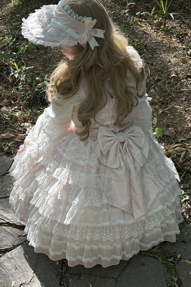 Lolita Dress - Dream Prologue, Pink, Sweet Style, Bow Detail, Lace Trim - additional product view 6