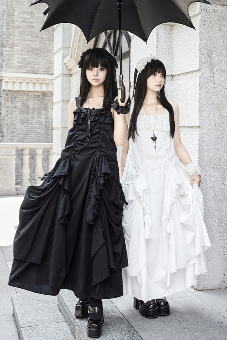 Lolita Dress - Dream, White, Ruffled, Gothic Style - Tea Party Dress - additional product view 3