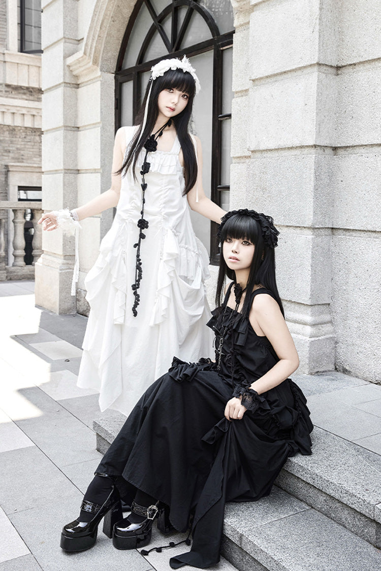 Lolita Dress - Dream, White, Ruffled, Gothic Style - Tea Party Dress - additional product view 7