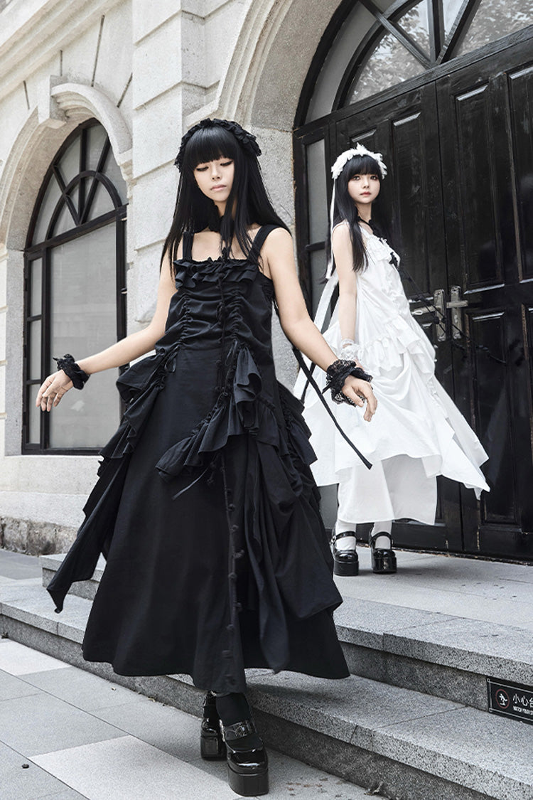 Lolita Dress - Dream, White, Ruffled, Gothic Style - Tea Party Dress - additional product view 8