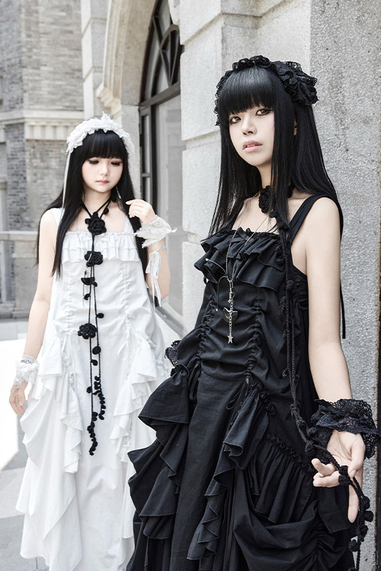 Lolita Dress - Dream, White, Ruffled, Gothic Style - Tea Party Dress - additional product view 9