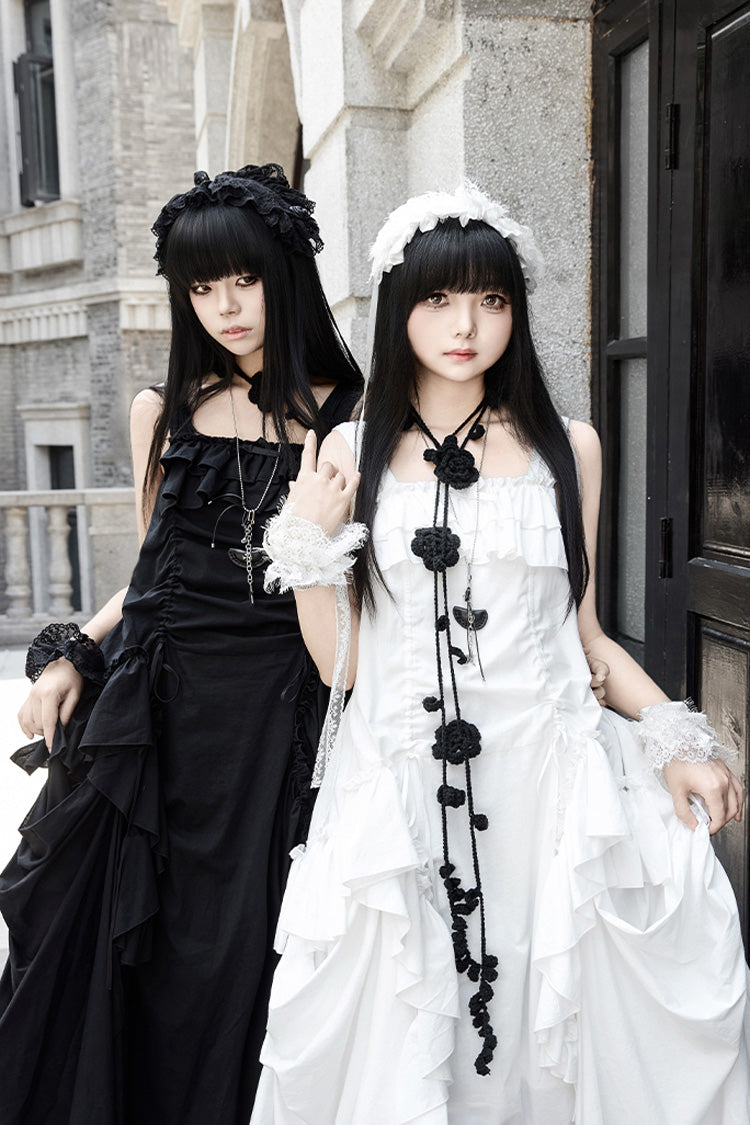 Lolita Dress - Dream, White, Ruffled, Gothic Style - Tea Party Dress - additional product view 10