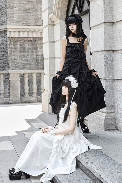 Lolita Dress - Dream, White, Ruffled, Gothic Style - Tea Party Dress - additional product view 11
