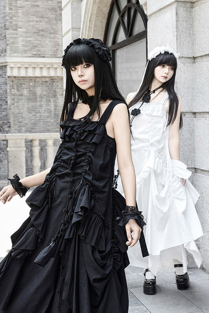 Lolita Dress - Dream, White, Ruffled, Gothic Style - Tea Party Dress - additional product view 13