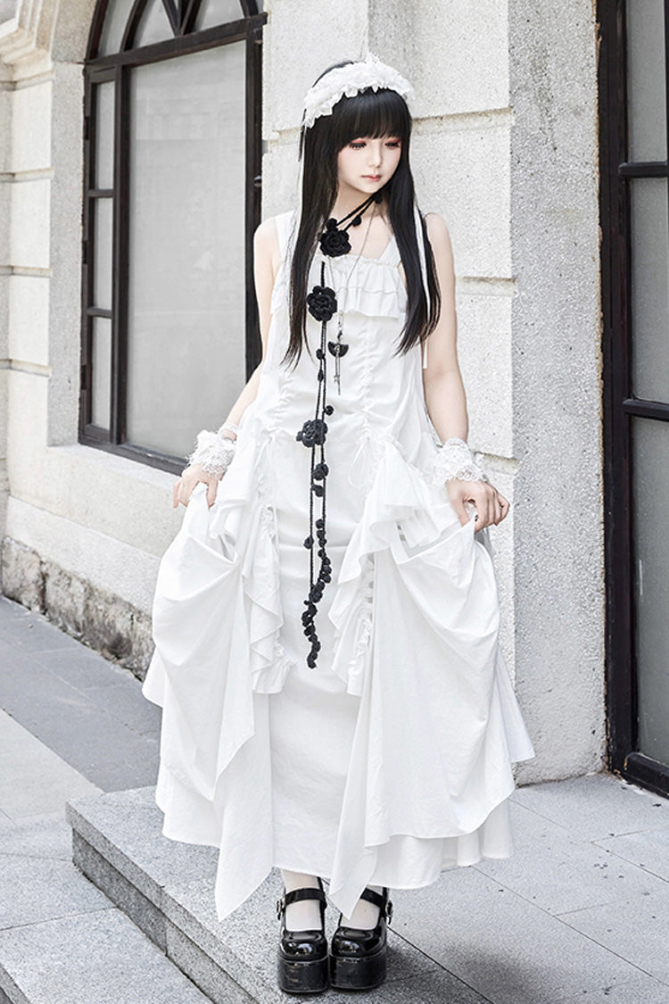 Lolita Dress - Dream, White, Ruffled, Gothic Style - Tea Party Dress - main product image