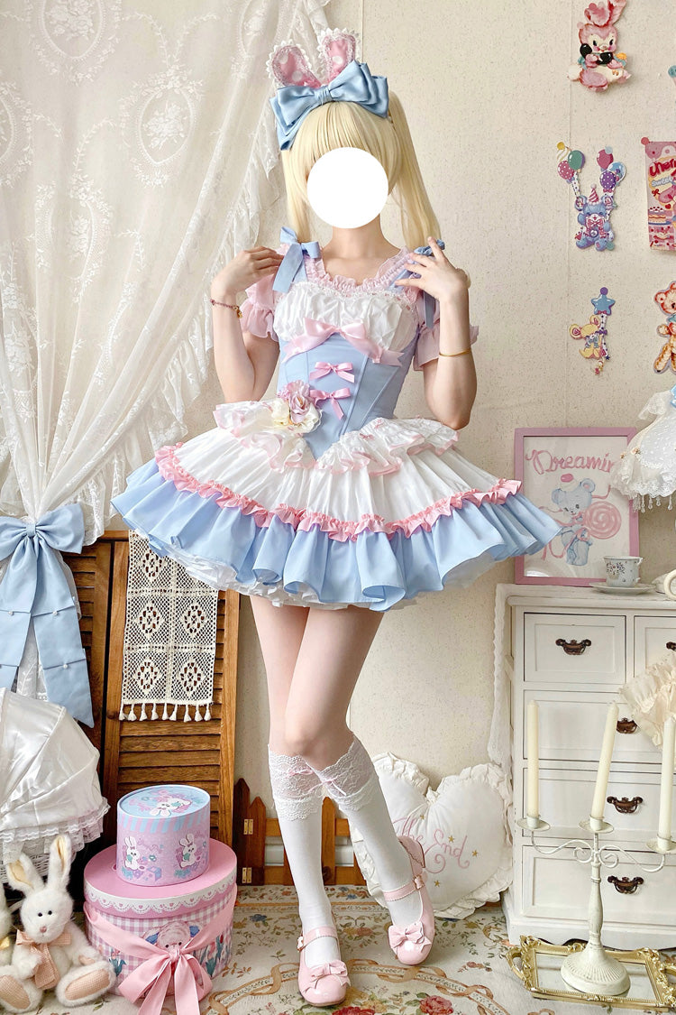 Lolita Dress - Fairy Tale Overture, 3 Colors, Ballet-Inspired Style, Bow Detail, Ruffled - additional product view 3