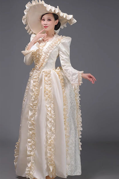 Lolita Dress - French Court, 3 Colors, Long Sleeves, Classic Style, Victorian Style - additional product view 3