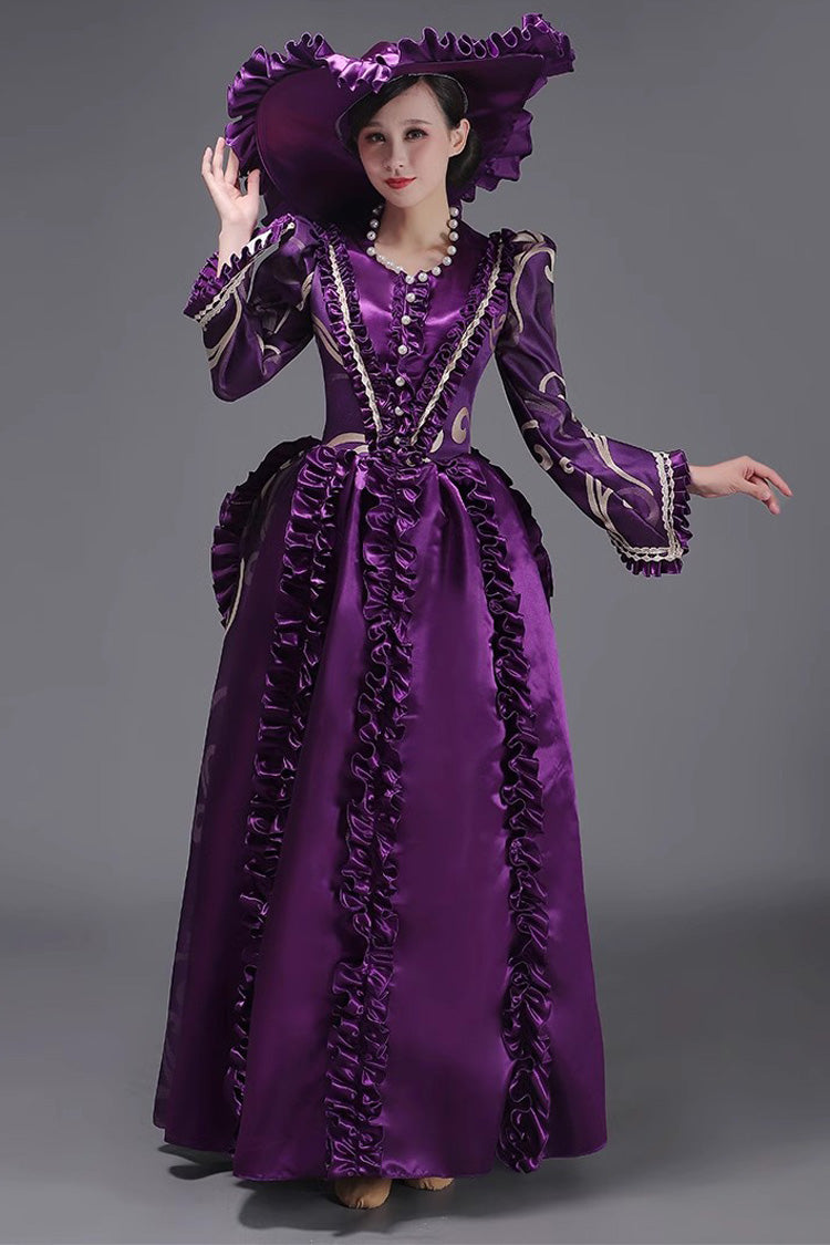 Lolita Dress - French Court, 3 Colors, Long Sleeves, Classic Style, Victorian Style - additional product view 7