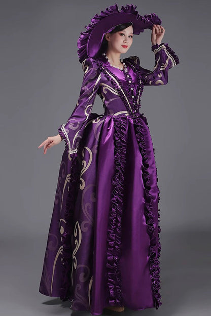Lolita Dress - French Court, 3 Colors, Long Sleeves, Classic Style, Victorian Style - additional product view 8
