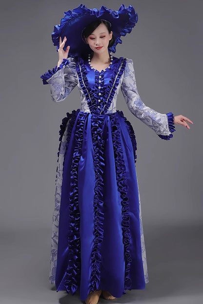 Lolita Dress - French Court, 3 Colors, Long Sleeves, Classic Style, Victorian Style - additional product view 10