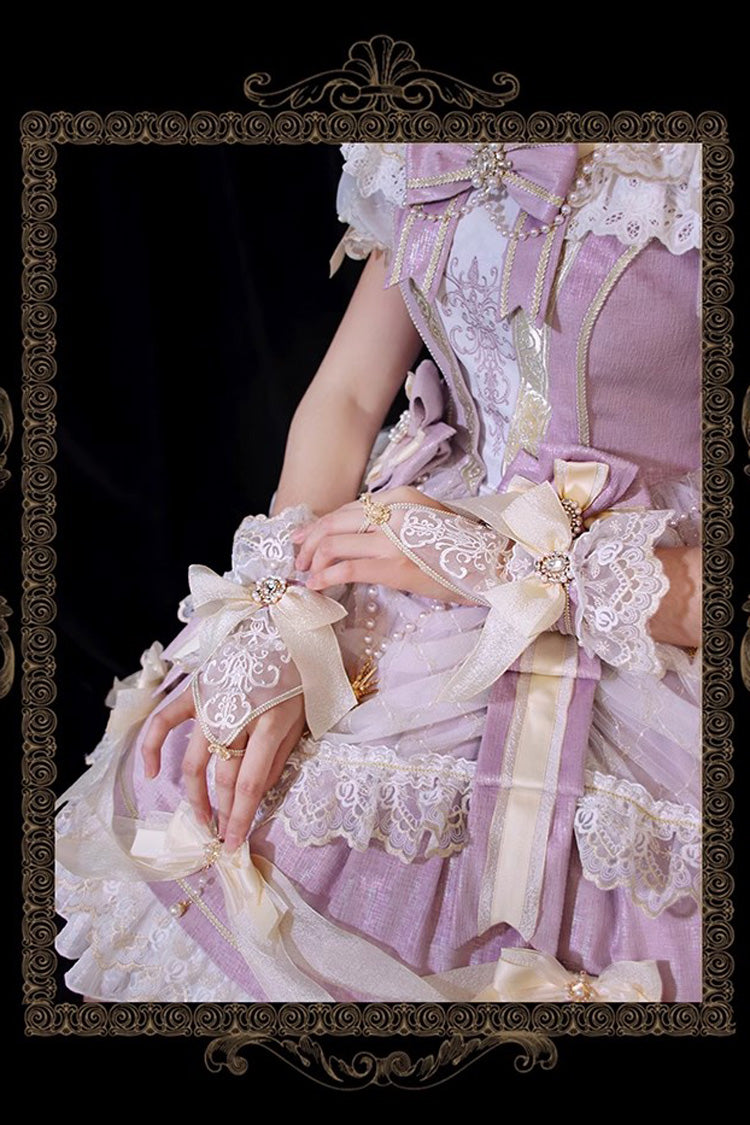 Lolita Dress - Girls' Day, Purple, Ruffled, Layered, Sweet Style - additional product view 6
