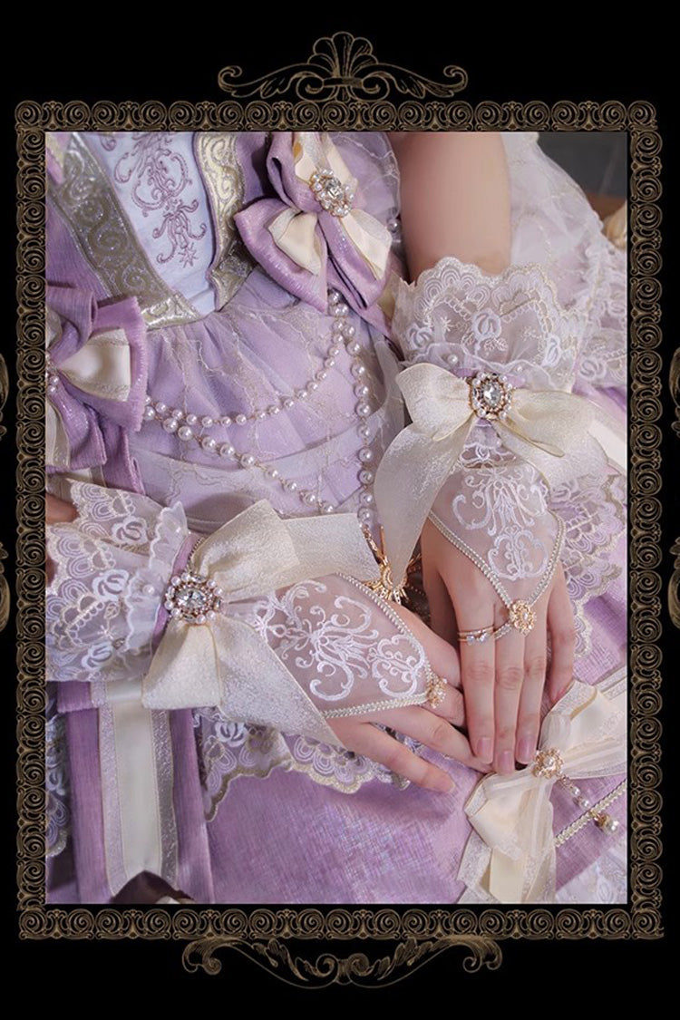 Lolita Dress - Girls' Day, Purple, Ruffled, Layered, Sweet Style - additional product view 7