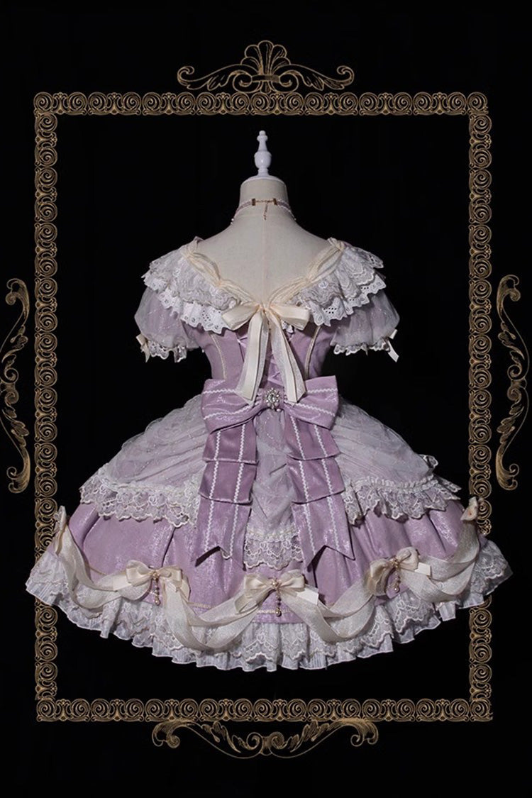 Lolita Dress - Girls' Day, Purple, Ruffled, Layered, Sweet Style - additional product view 8
