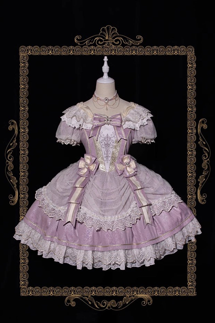 Lolita Dress - Girls' Day, Purple, Ruffled, Layered, Sweet Style - XS Purple Dreamy / S Purple Dreamy / M Purple Dreamy option