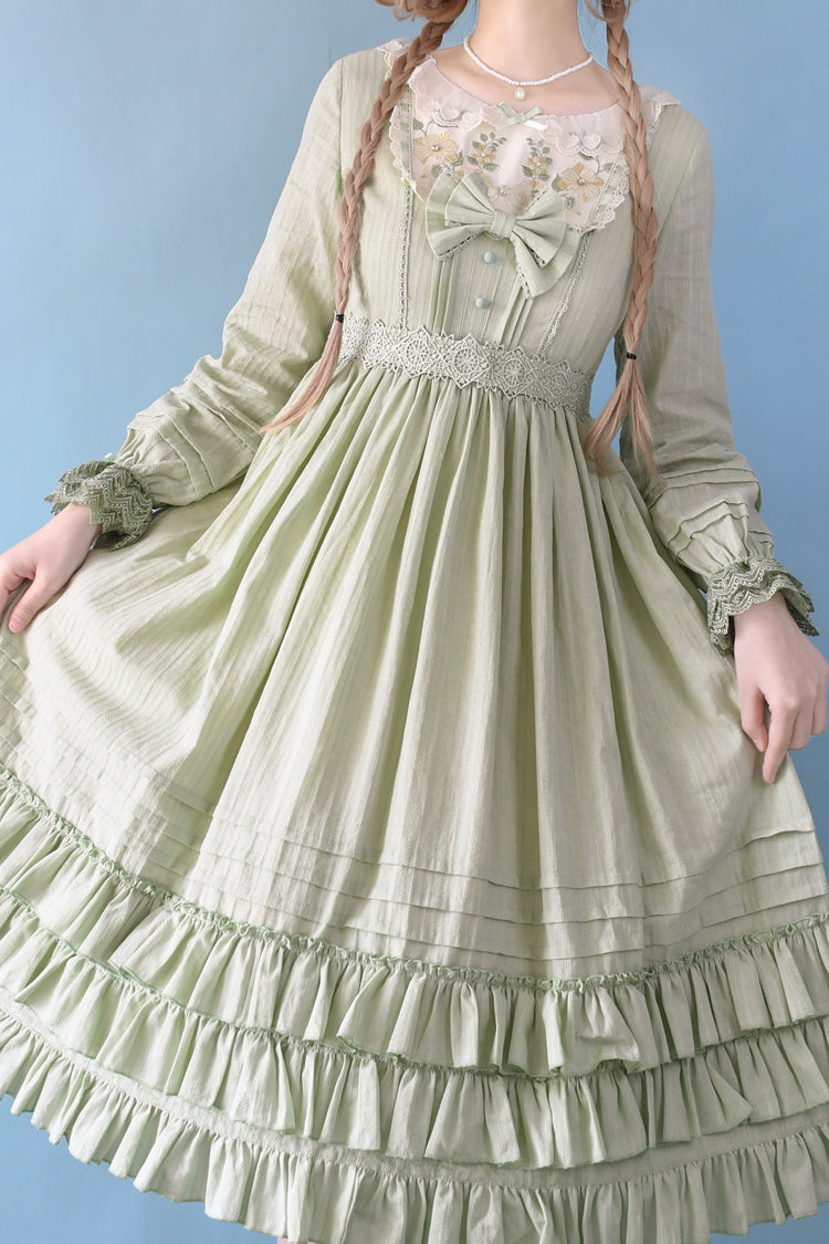 Lolita Dress - Girly Nelly, 4 Colors, Long Version, Long Length, Sweet Style - additional product view 8