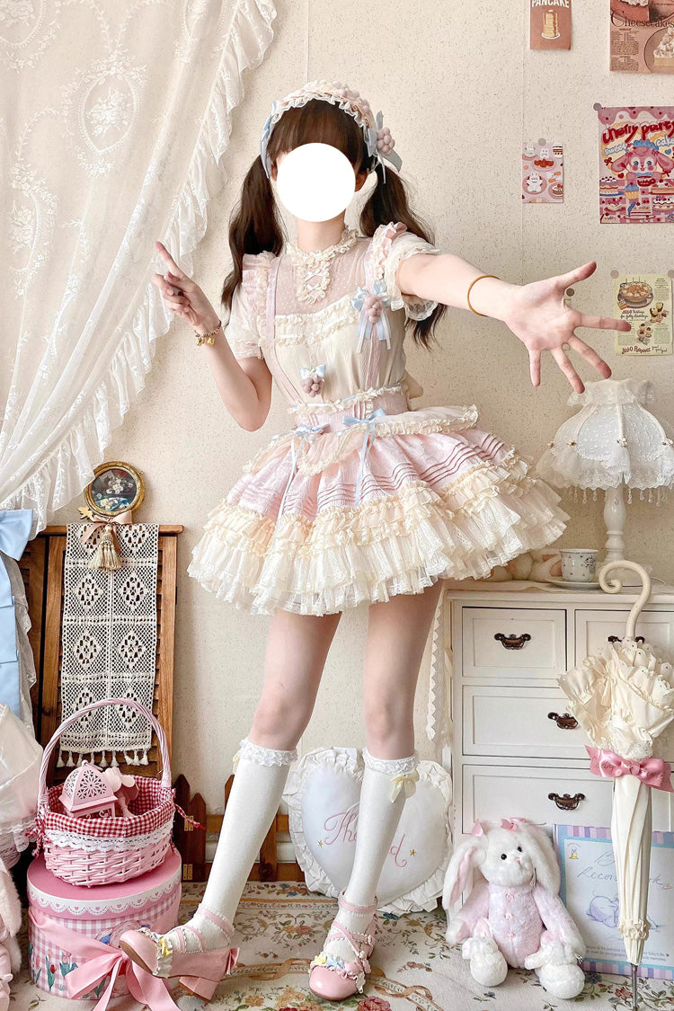 Lolita Dress - Grape Crunchies, 2 Colors, Bow Detail, Lace Trim, Ruffled - additional product view 11