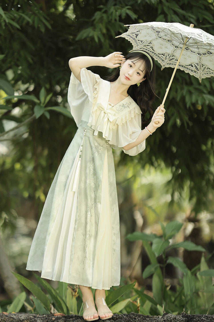 Lolita Dress - Green Grapes, 2 Colors, High Waist, Women's Style, Sweet Style - additional product view 4