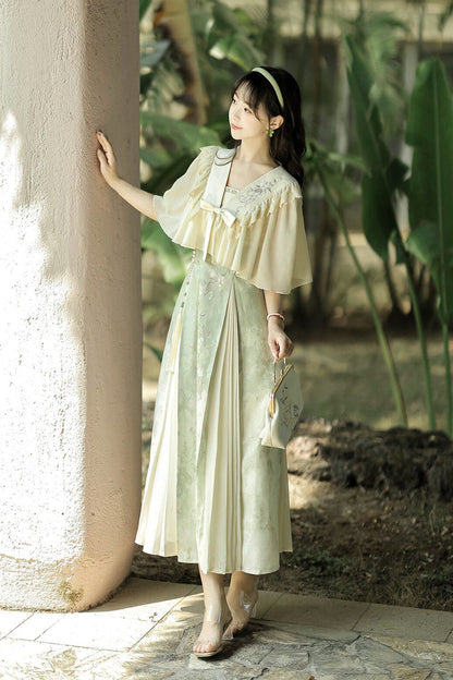 Lolita Dress - Green Grapes, 2 Colors, High Waist, Women's Style, Sweet Style - additional product view 5
