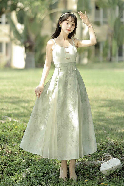 Lolita Dress - Green Grapes, 2 Colors, High Waist, Women's Style, Sweet Style - additional product view 7