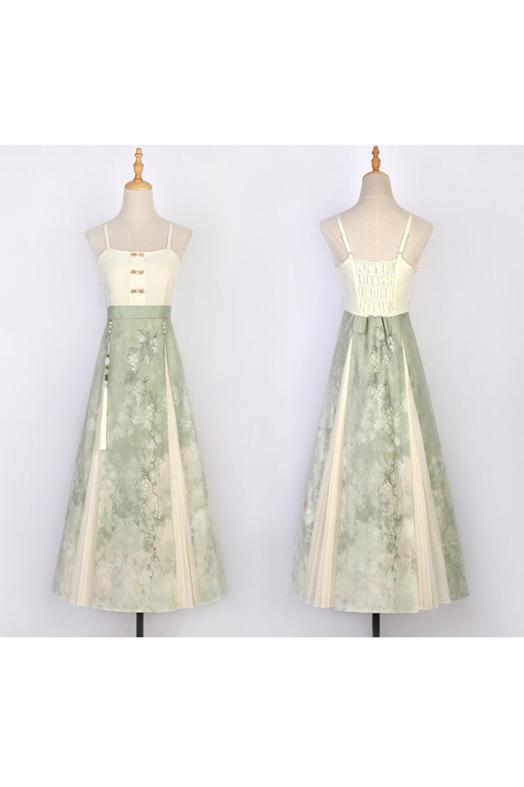 Lolita Dress - Green Grapes, 2 Colors, High Waist, Women's Style, Sweet Style - additional product view 8