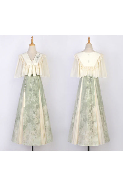 Lolita Dress - Green Grapes, 2 Colors, High Waist, Women's Style, Sweet Style - additional product view 9