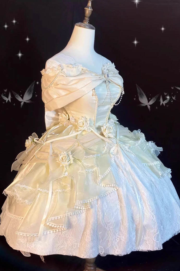 Lolita Dress - Hanayome Cardigan Elegant, Ivory, Sweet Style - additional product view 2