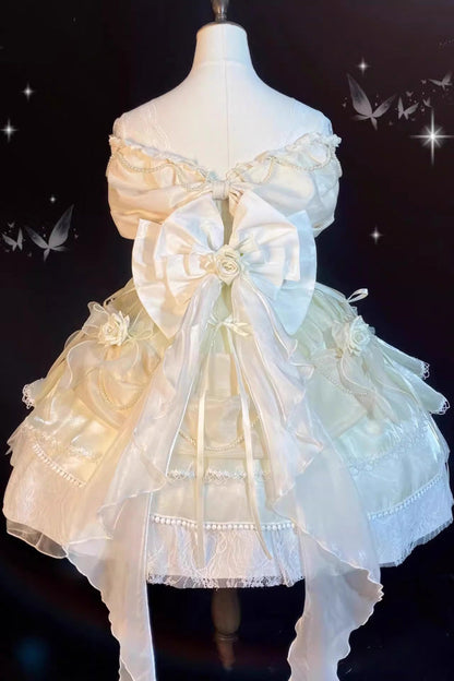 Lolita Dress - Hanayome Cardigan Elegant, Ivory, Sweet Style - additional product view 3