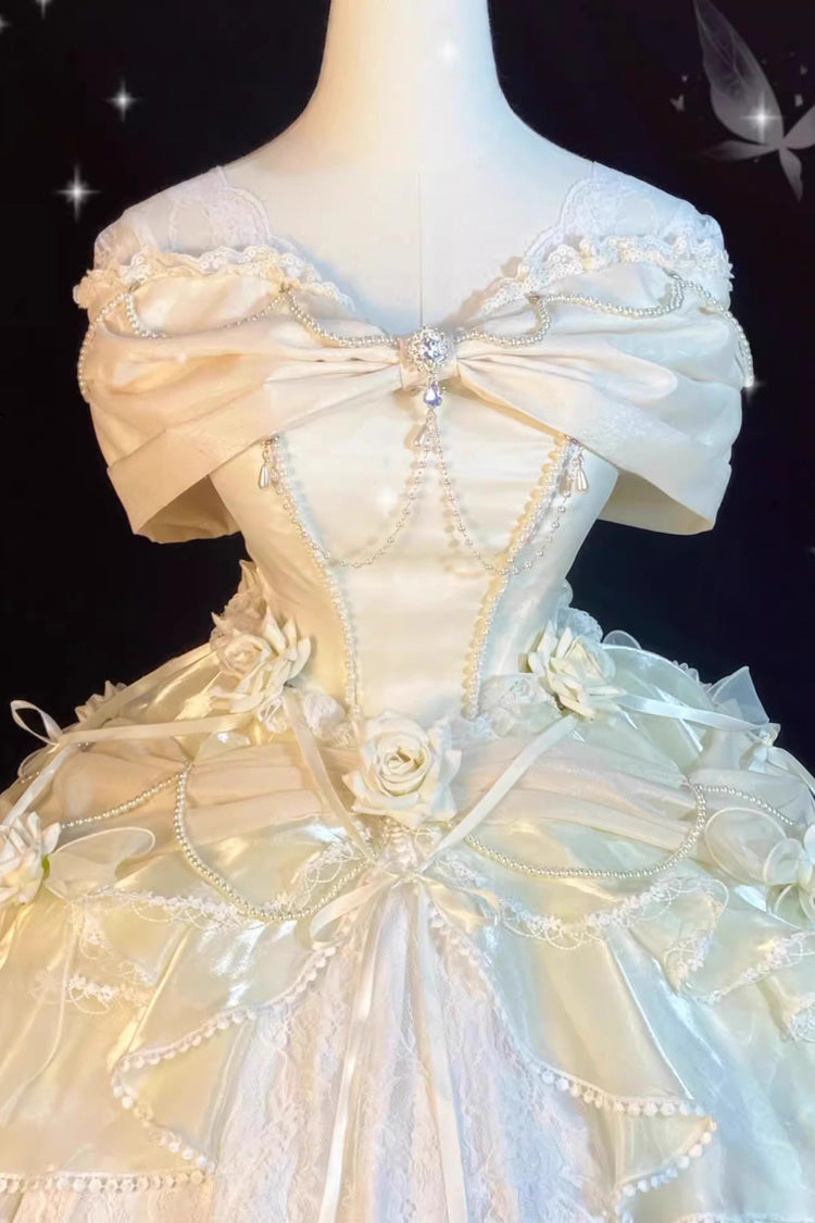 Lolita Dress - Hanayome Cardigan Elegant, Ivory, Sweet Style - additional product view 4