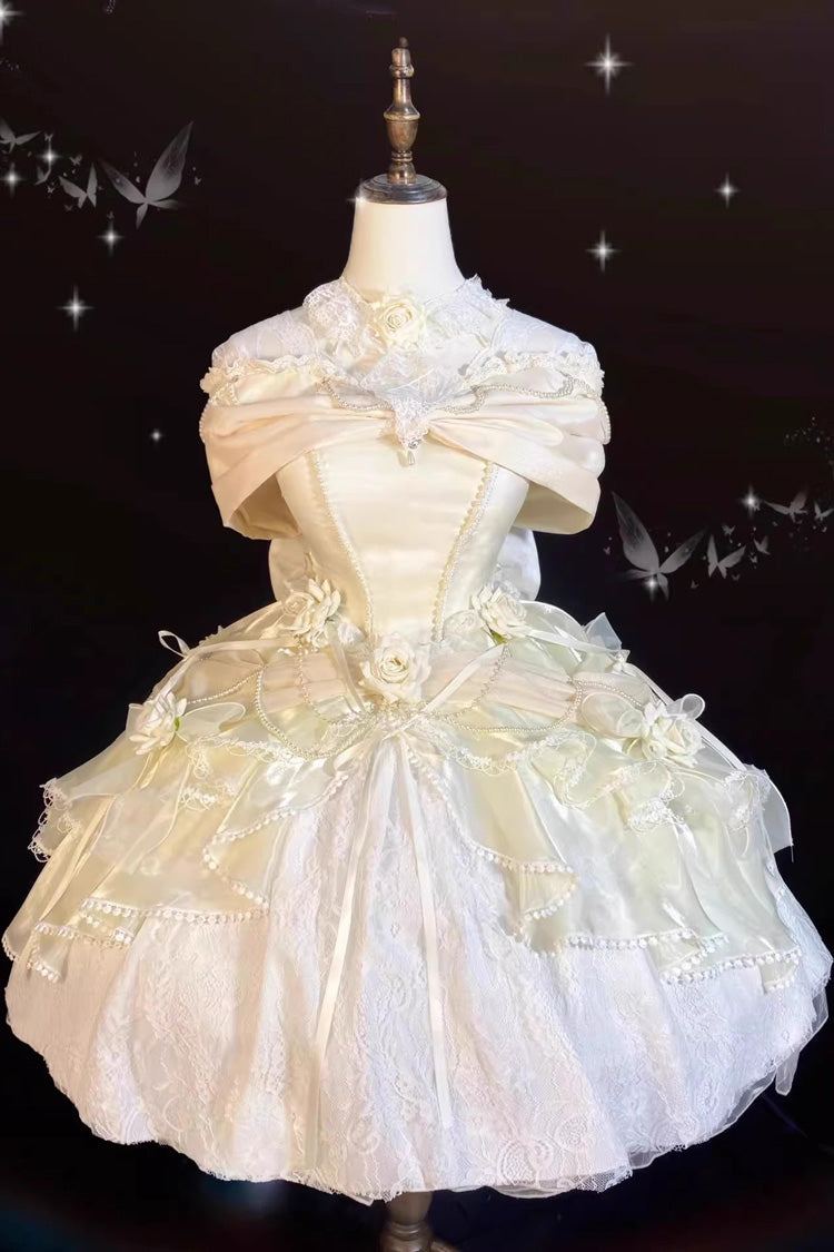 Lolita Dress - Hanayome Cardigan Elegant, Ivory, Sweet Style - main product image