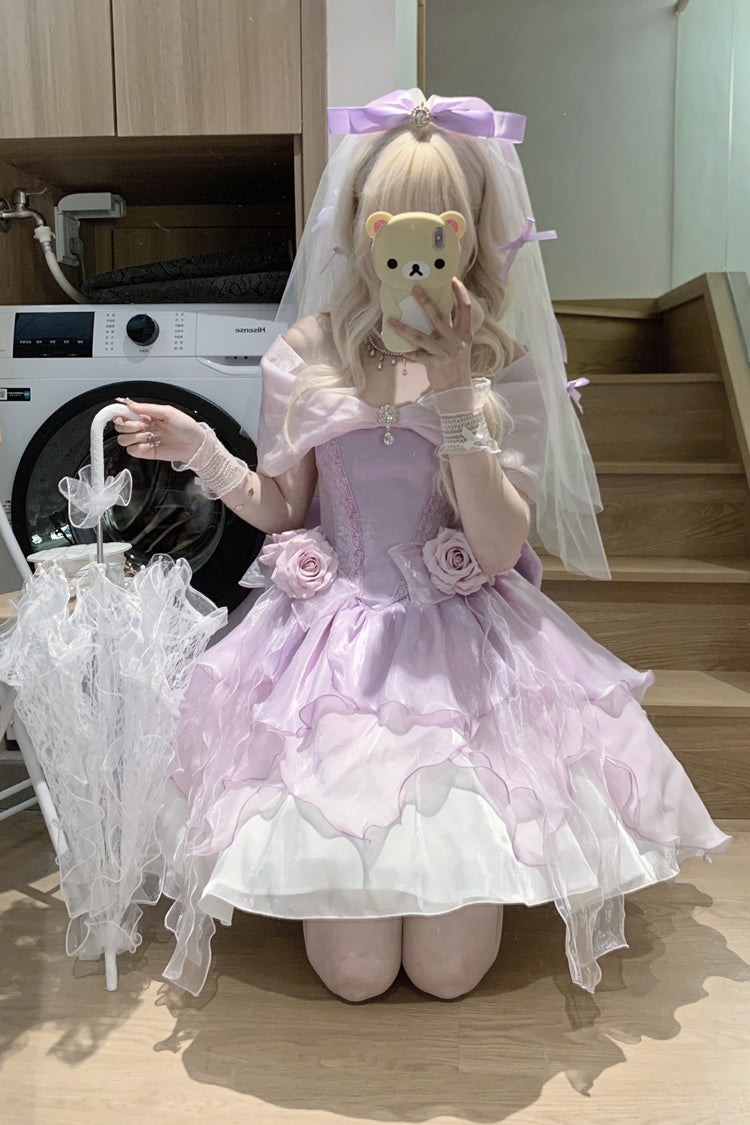 Lolita Dress - Heartbeat, 2 Colors, Sweet Style, Bow Detail, Lace Trim - additional product view 7